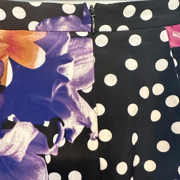 Yoana Baraschi Floral Polka Dot Pencil Skirt Size 2 - Picture 5 of 6